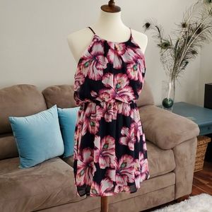 Floral Spaghetti Strap Dress